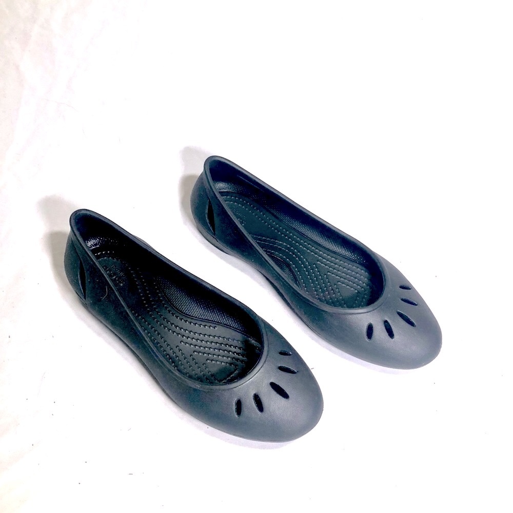 Crocs Kelli Ballet Flats Slip On Black Women’s 7